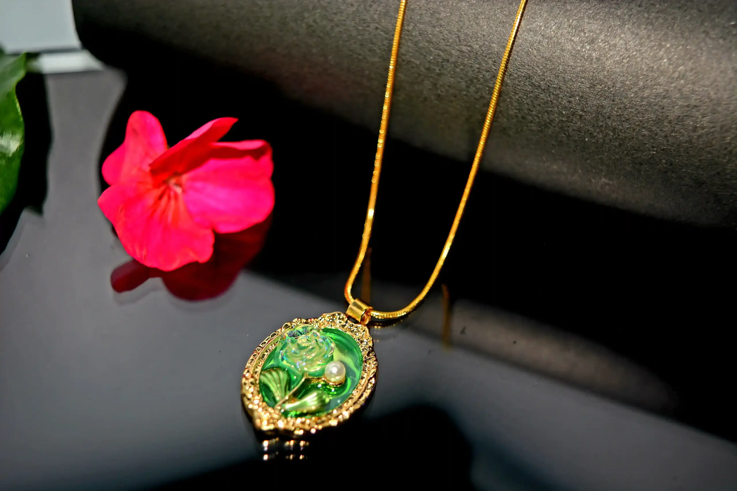 Epoxy Pendant Necklace - Image 7