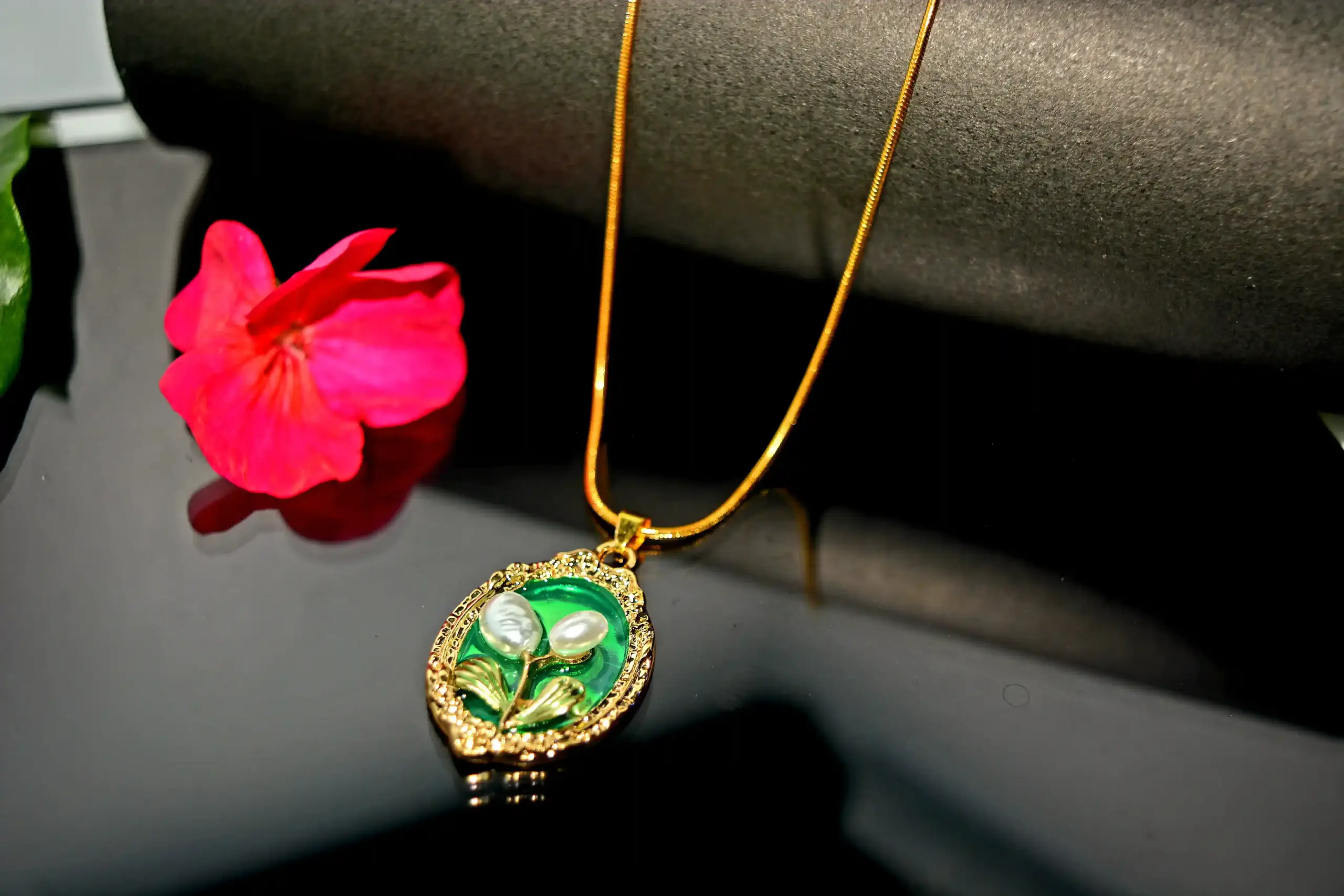 Epoxy Pendant Necklace - Image 9