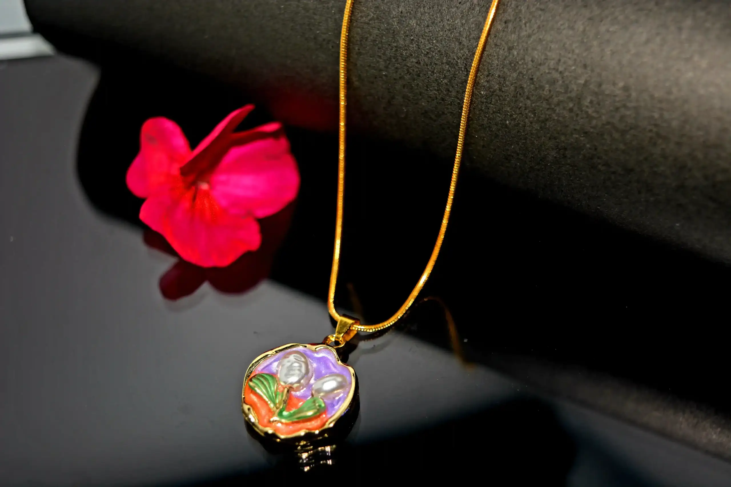 Epoxy Pendant Necklace - Image 12