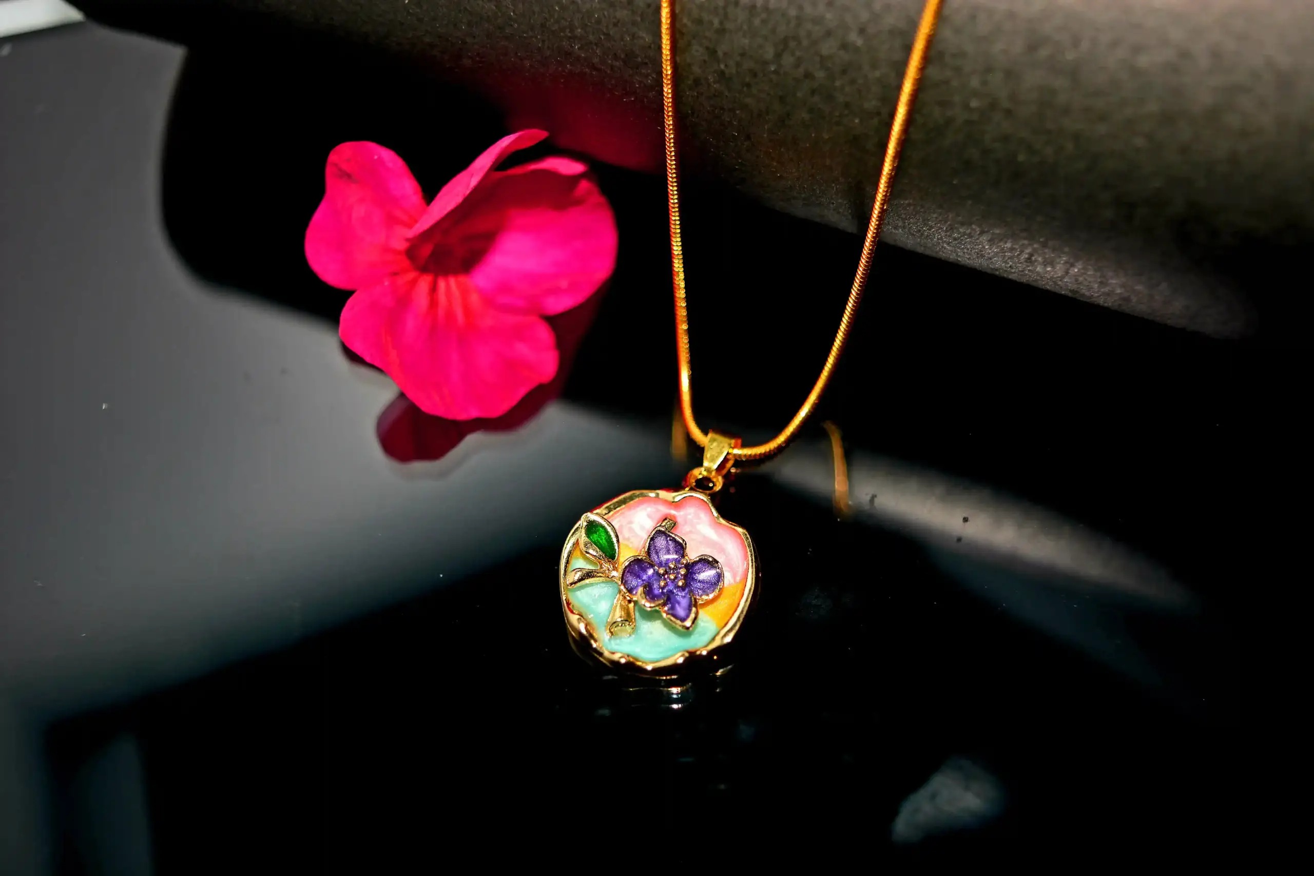 Epoxy Pendant Necklace - Image 14