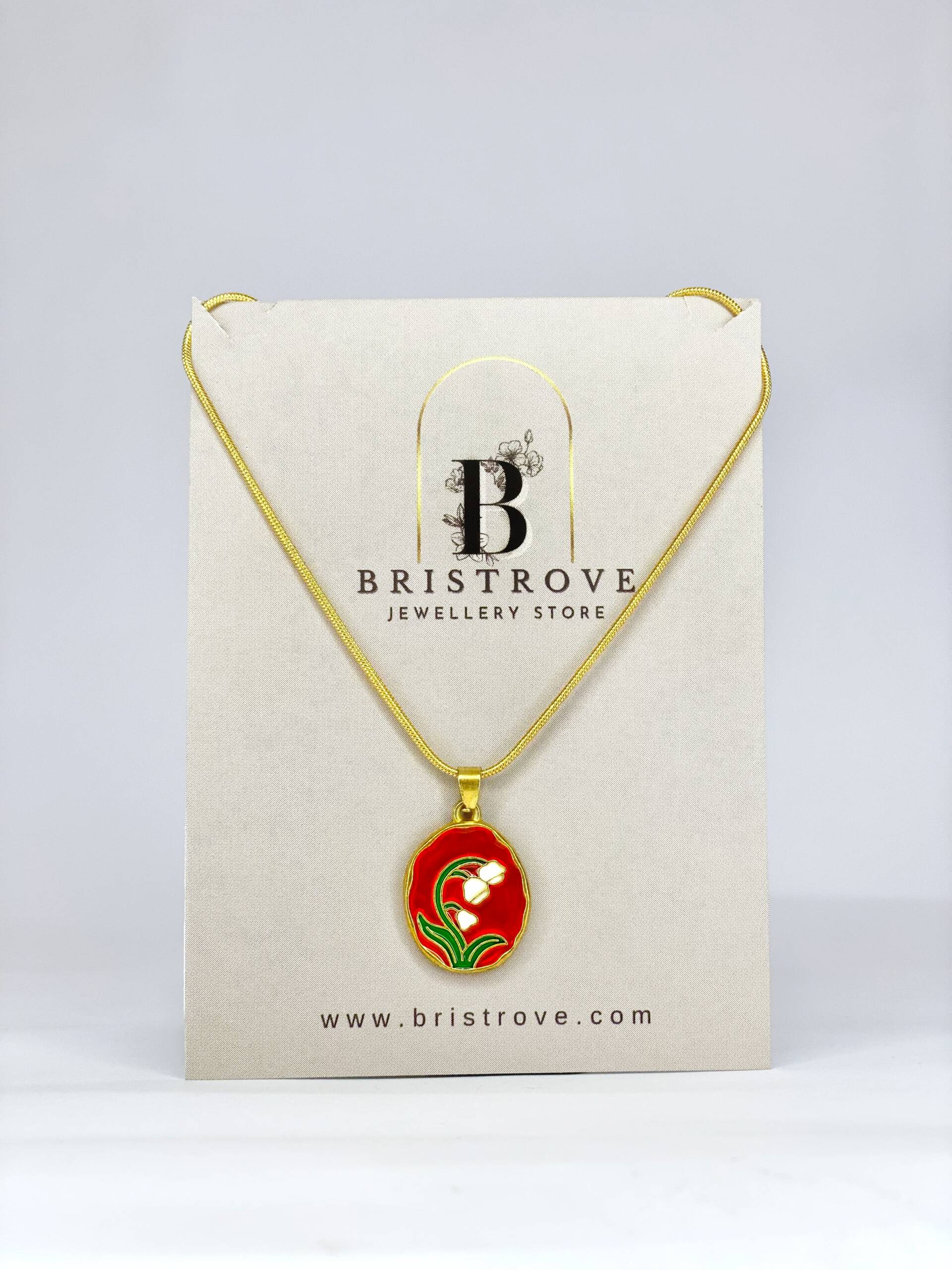 Red Lily Pendant
