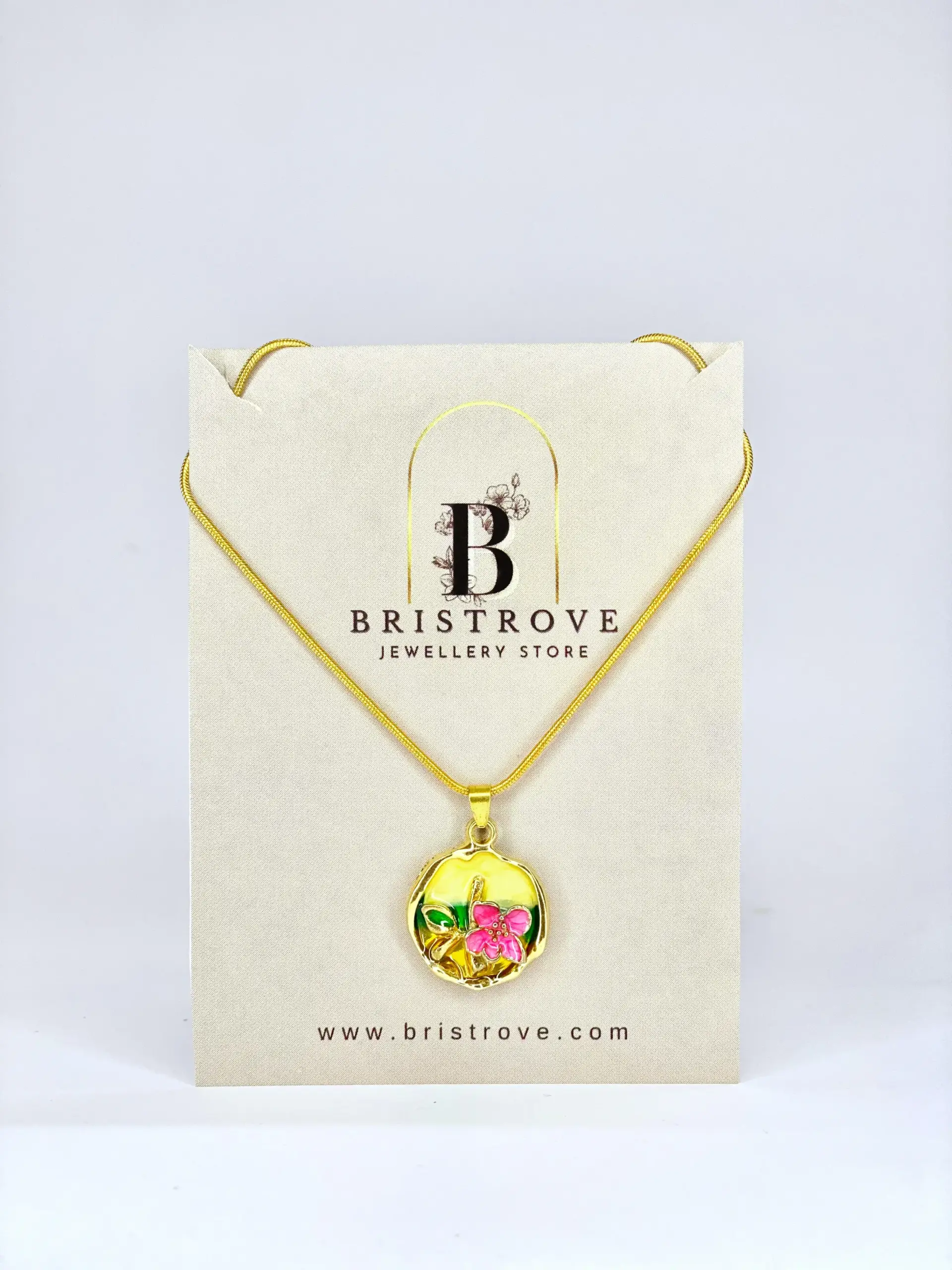 Sunny Pink Bloom Pendant