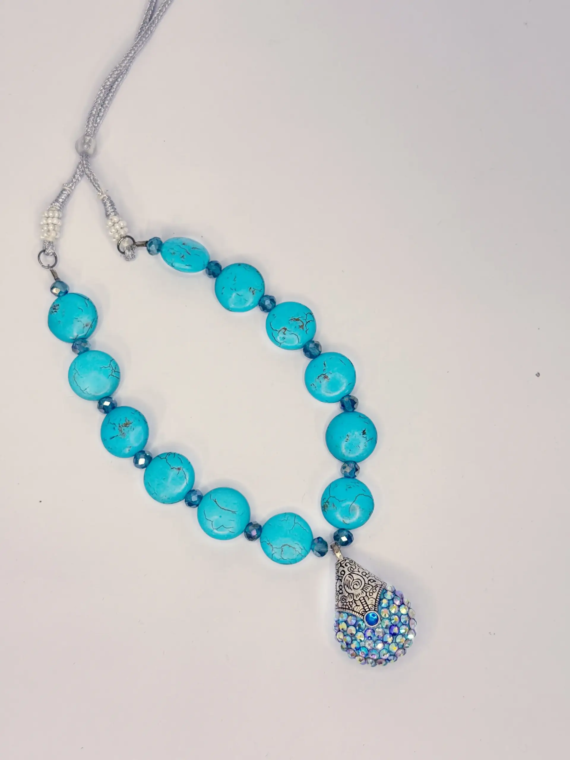 Turquoise Glow Statement Necklace