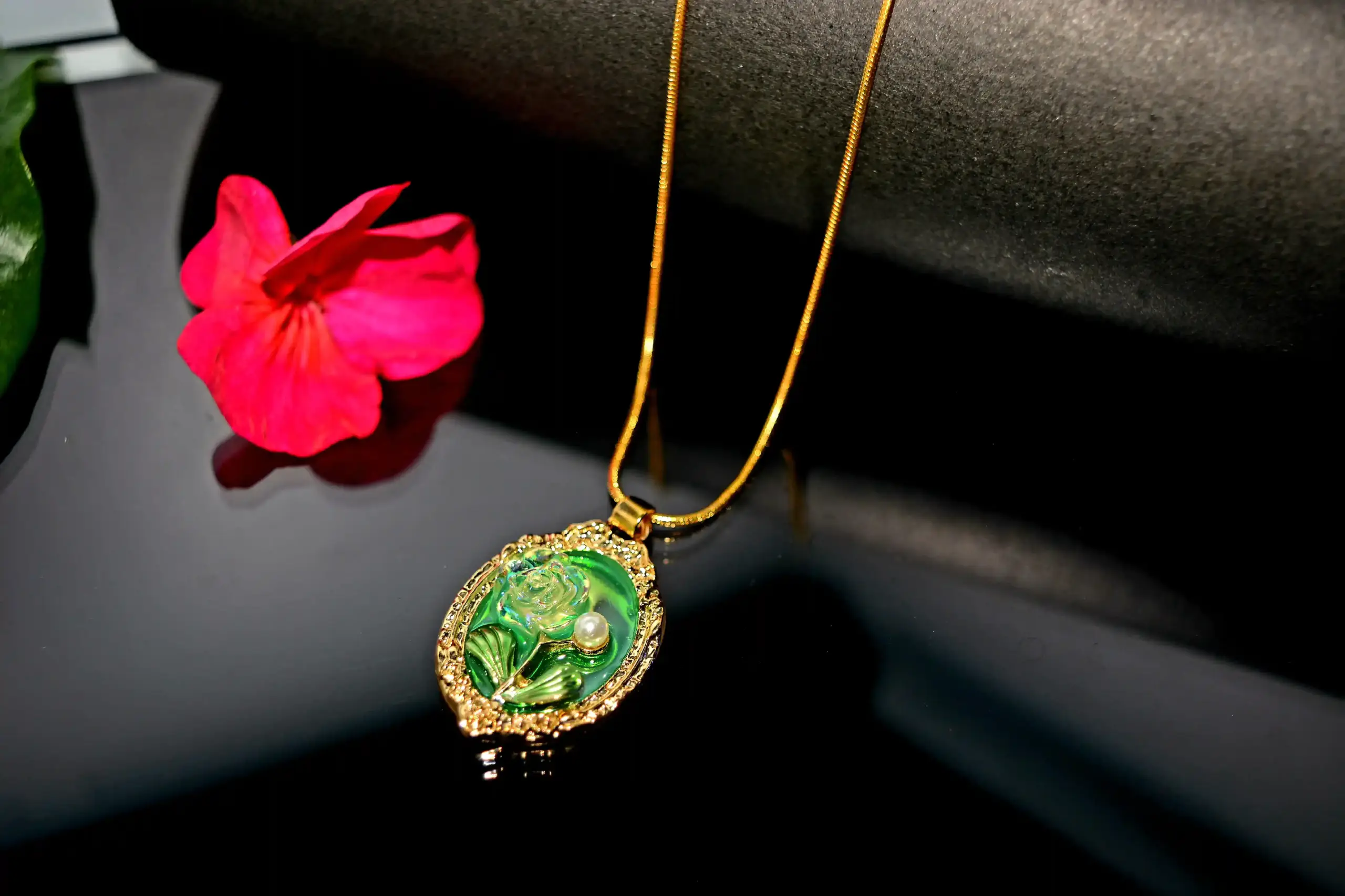 Epoxy Pendant Necklace - Image 6