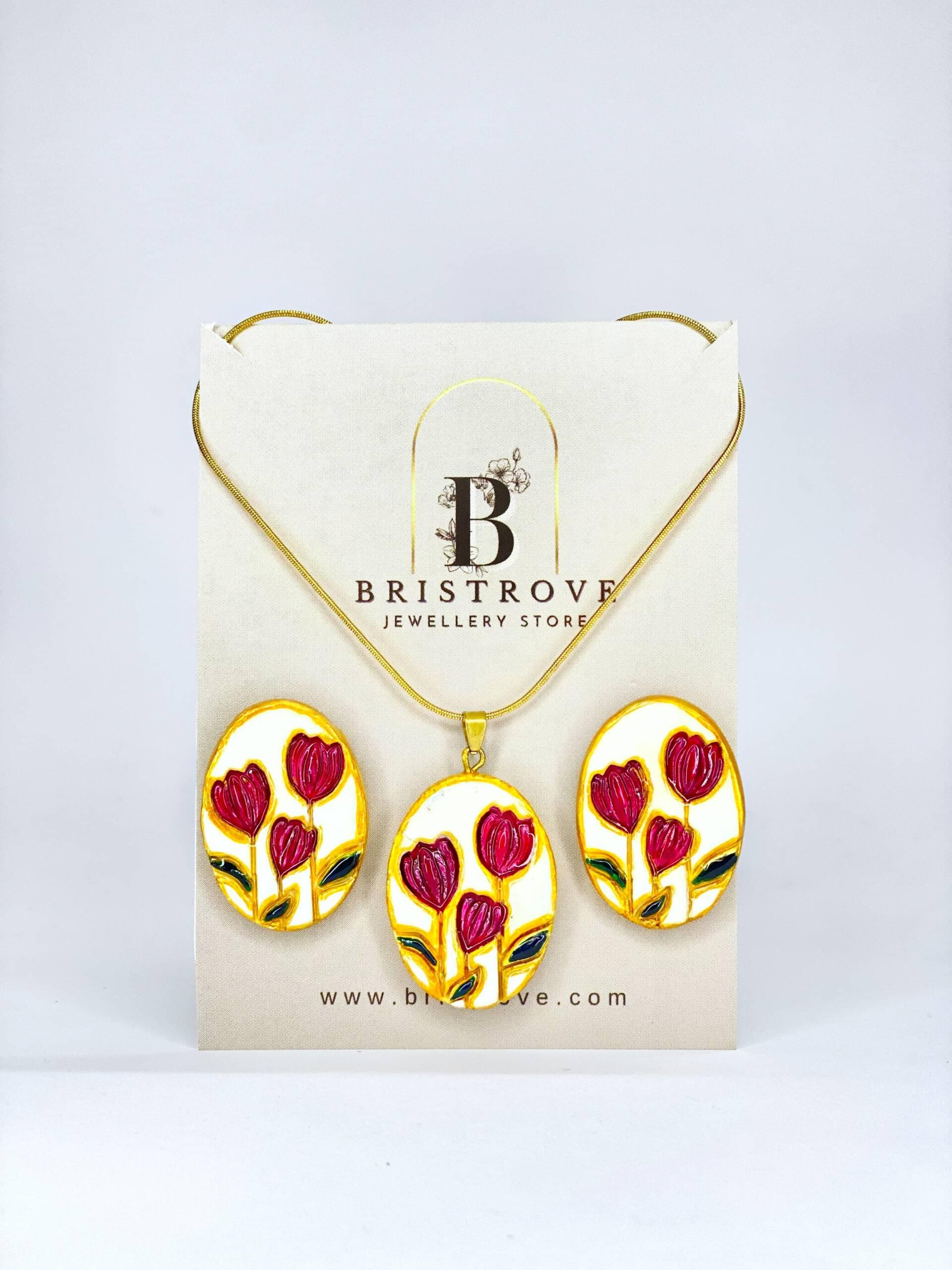 Midnight Blossom Set (White)