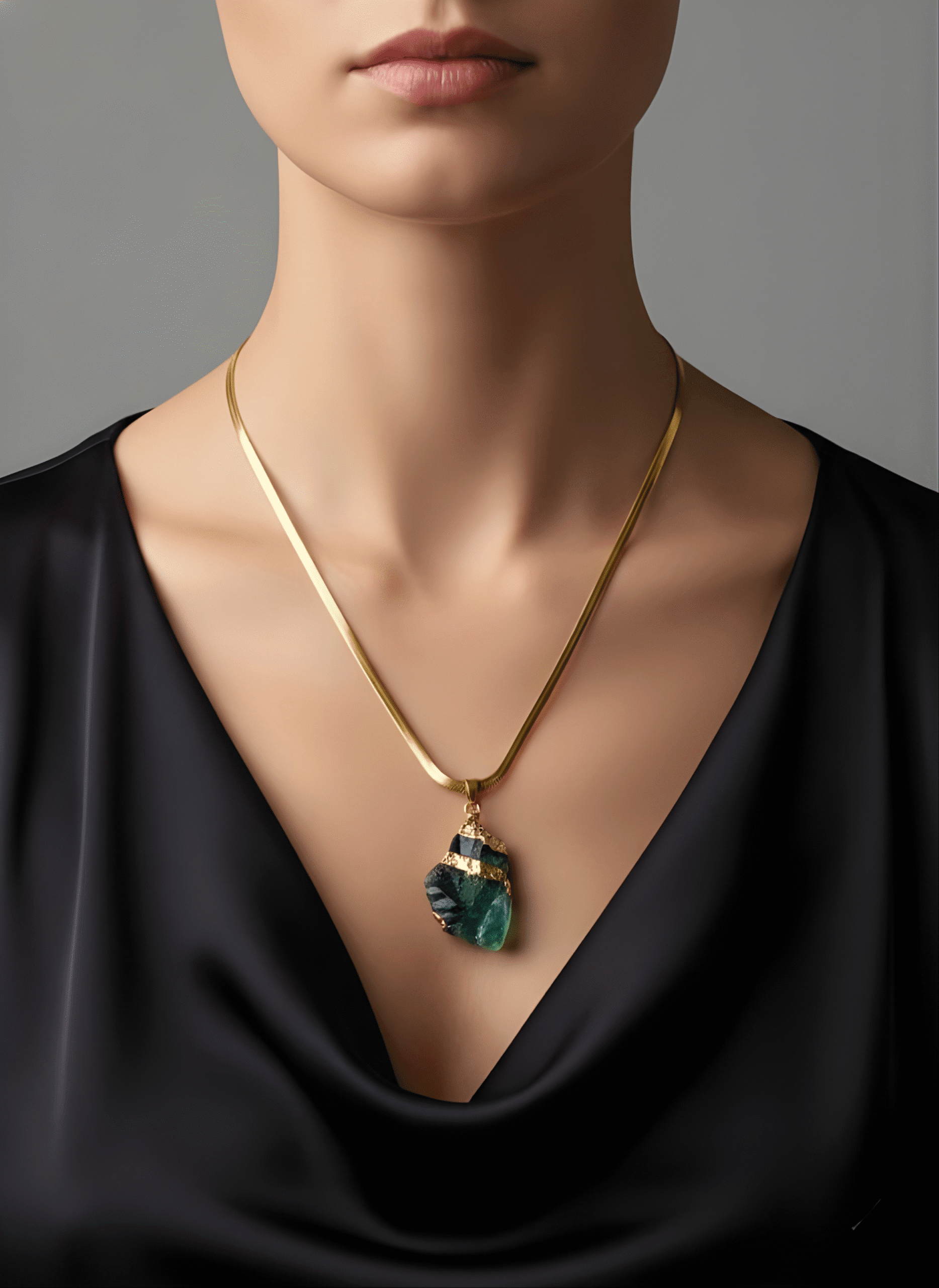 Emerald Glow Pendant - Image 2
