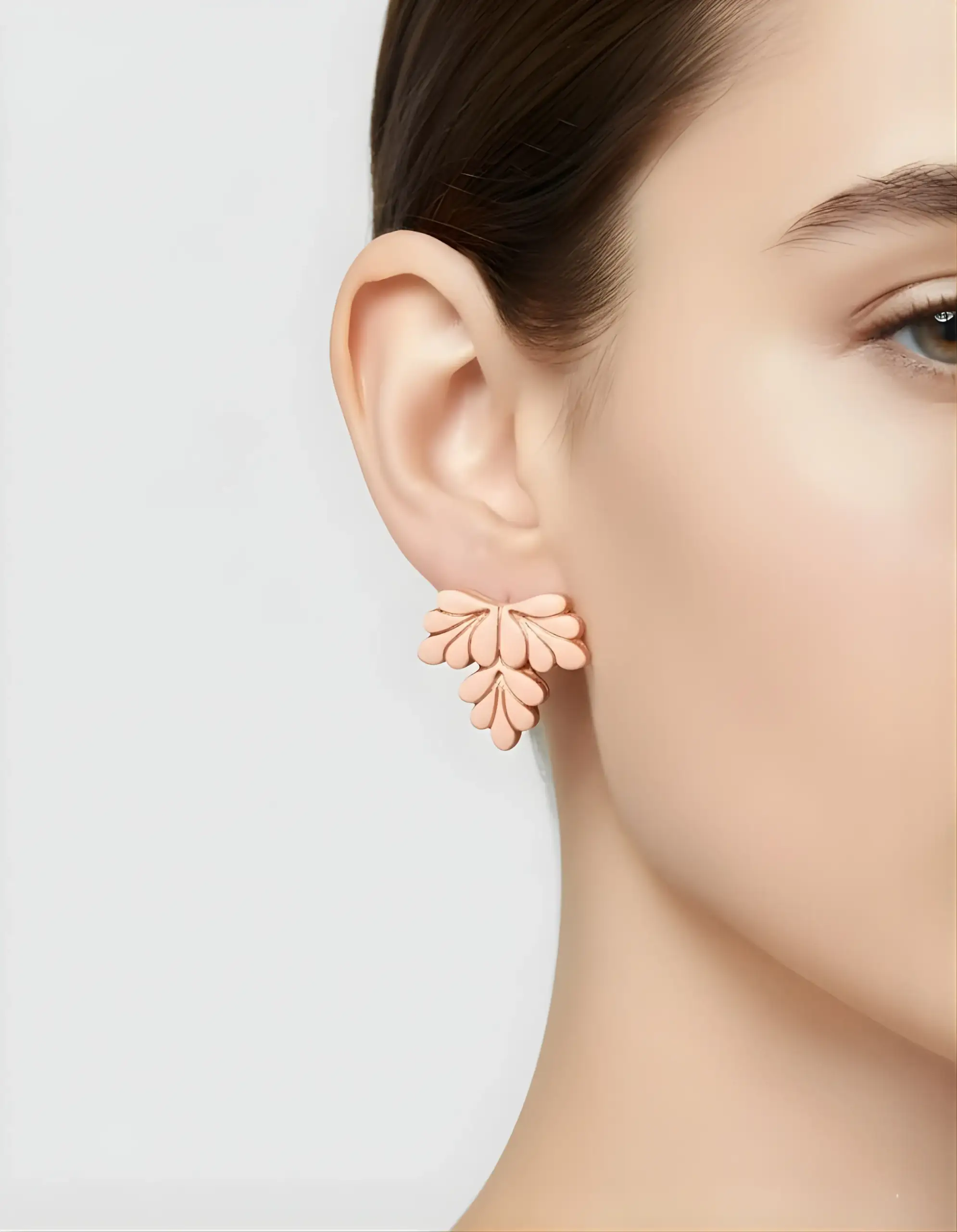 Auric leaf stud - Image 2