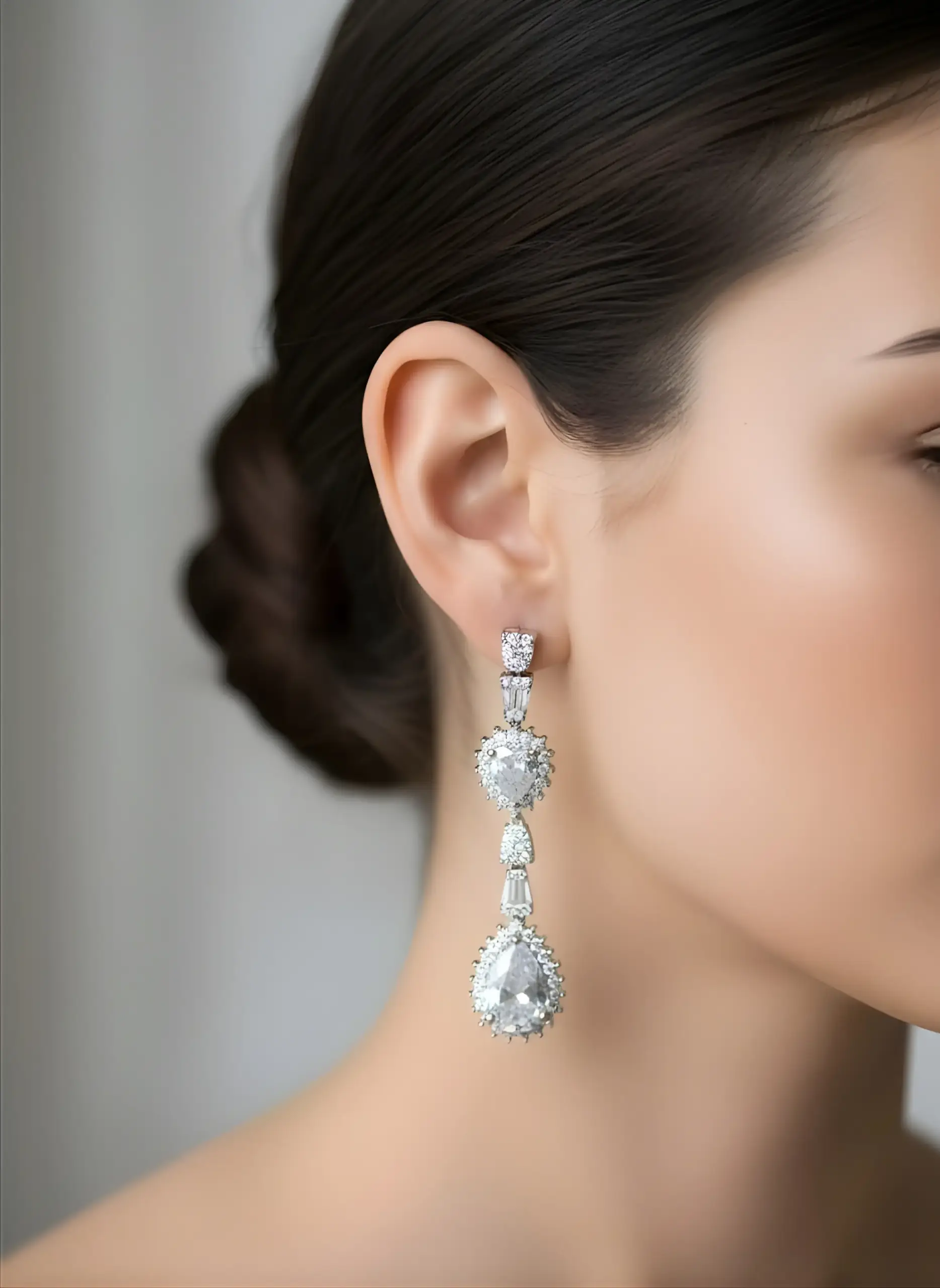 Bridal Teardrop Dangler - Image 2