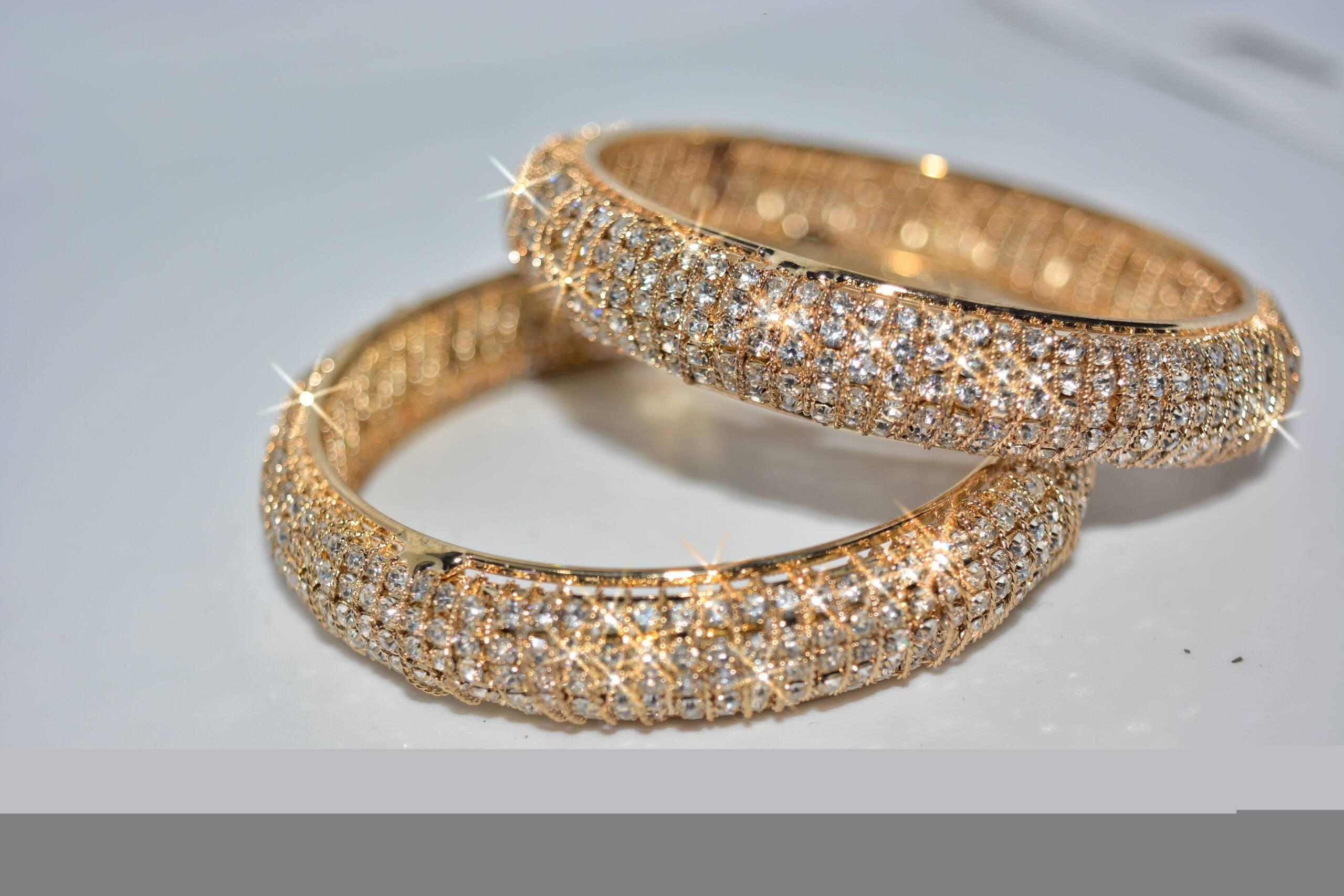 Diamond Bangles