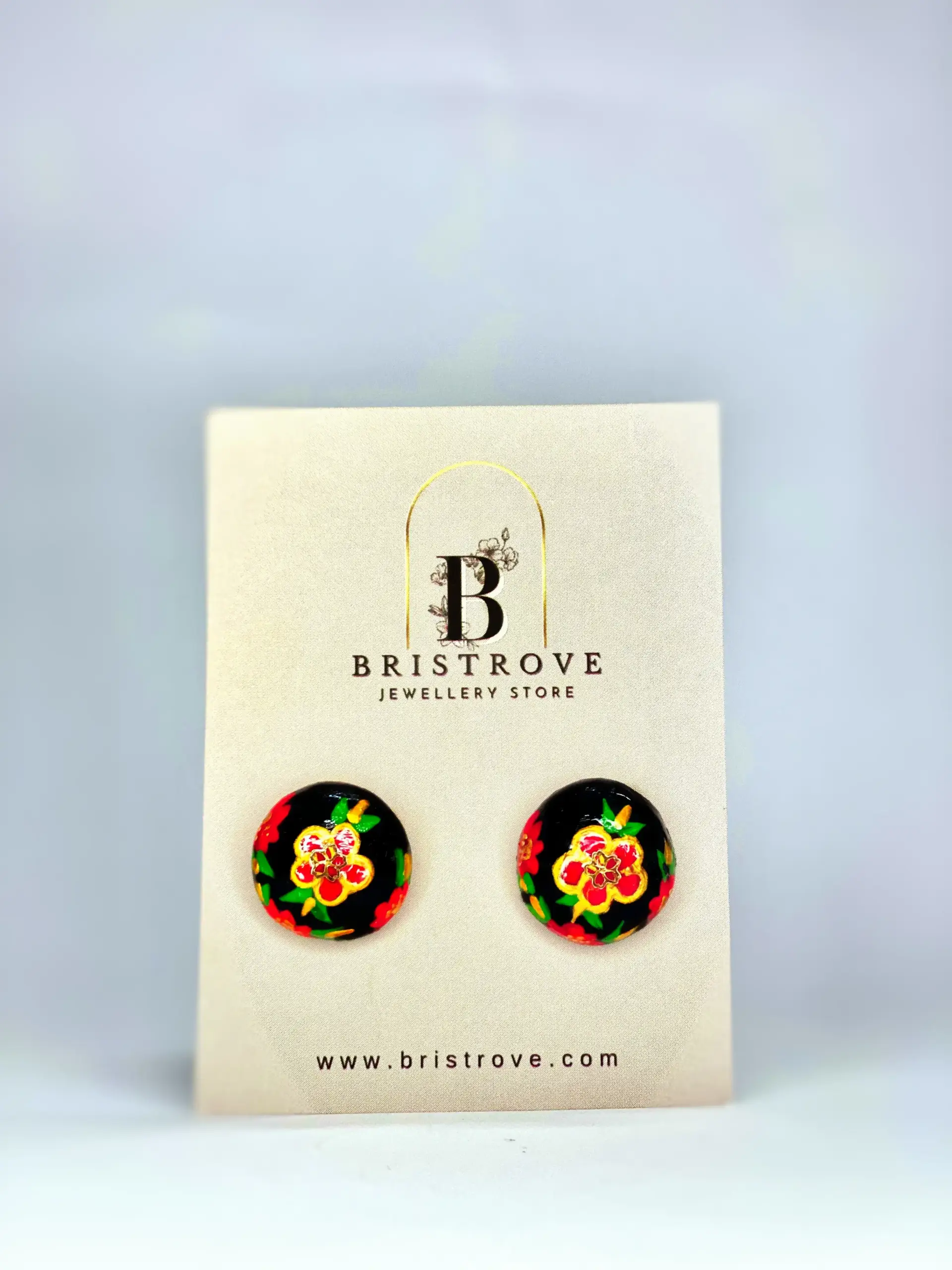 Midnight Blossom Studs