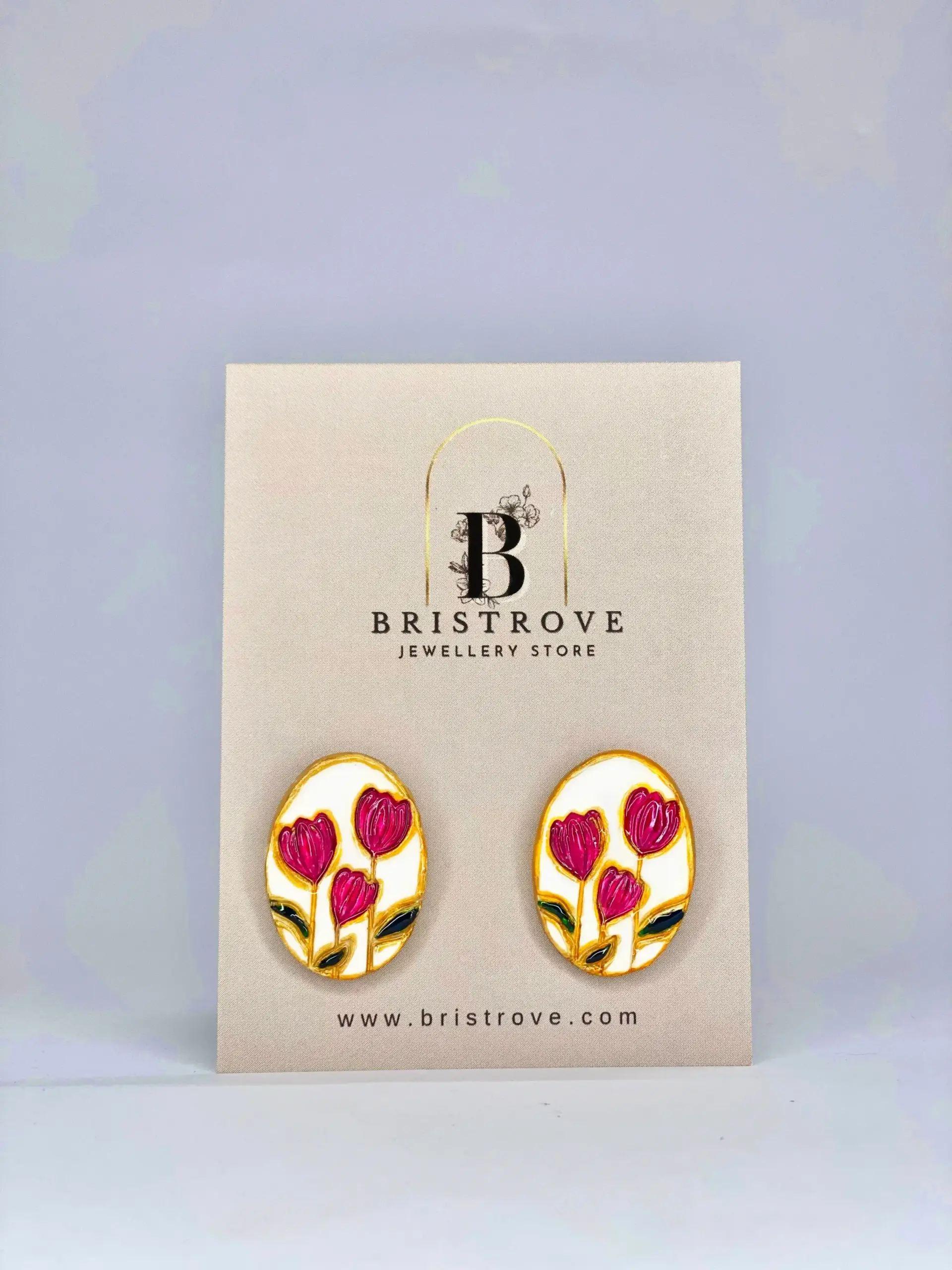 Tulips Whisper studs