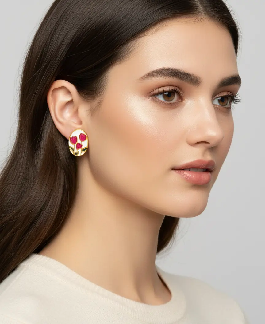 Tulips Whisper studs - Image 2